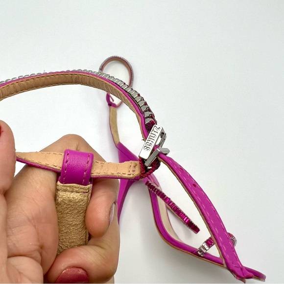 VERY PINK Schutz NELLINA Heels size 8.5 - Picture 13 of 13